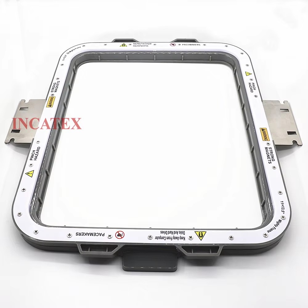 Embroidery Hoop Plastic - คุณภาพดี Tajima จีนหมวกท่อเครื่องเย็บปักถักร้อยอะไหล่กรอบแม่เหล็ก Hoop 260x330 มม.11x13.5