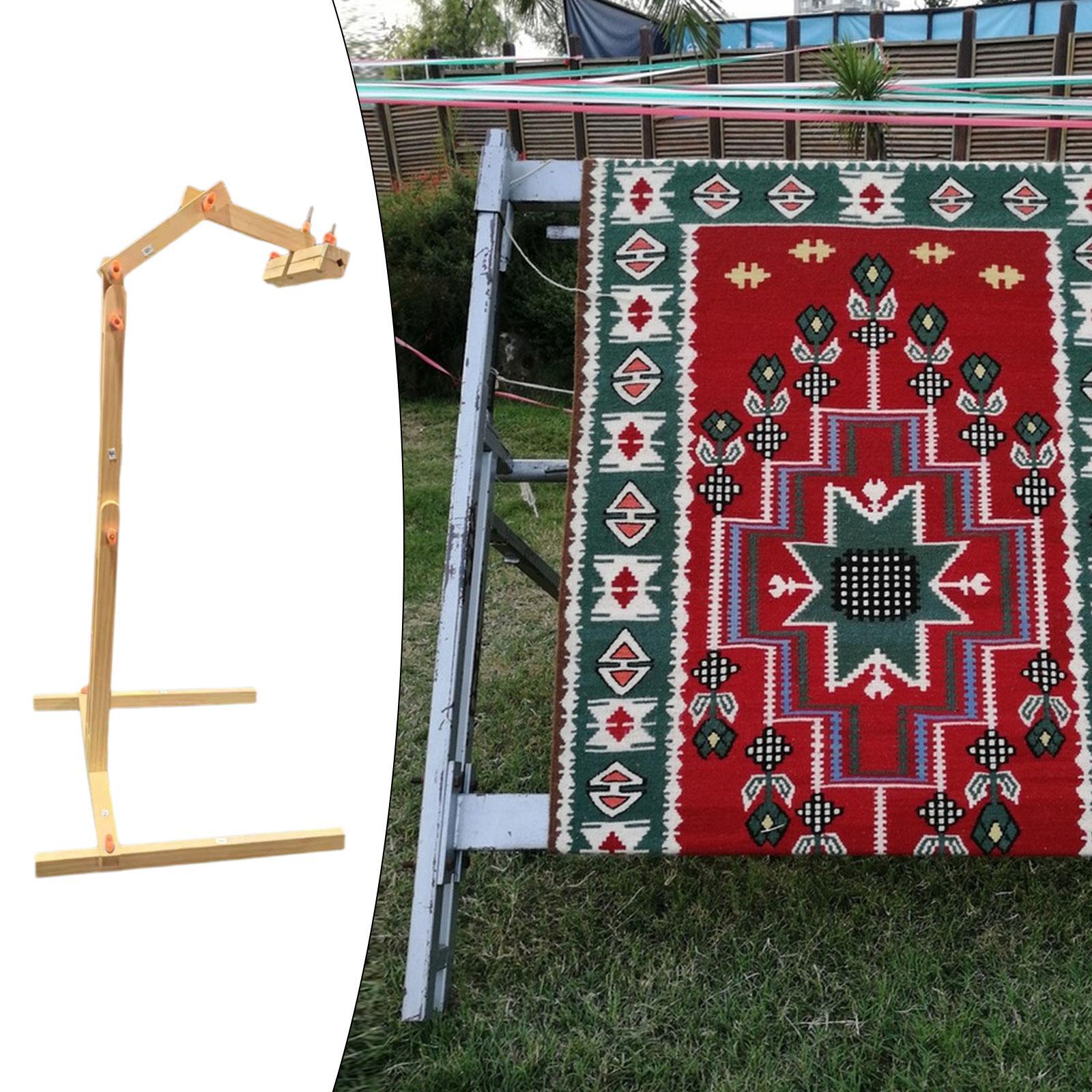Embroidery Hoop Stand - ขาตั้งปักครอสติสความสูงปรับเย็บหัตถกรรมไม้อุปกรณ์หัตถกรรมแบบพกพาขาตั้งทนทานเย็บปักถักร้อย Hoop Holder