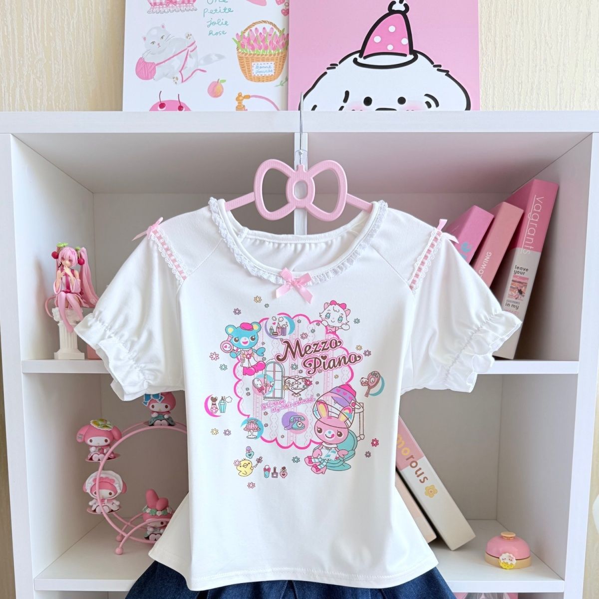 ญี่ปุ่นหวานชุดกระโปรงฤดูร้อนให - Embroidery Tshirt บทวิจารณ์และราคา