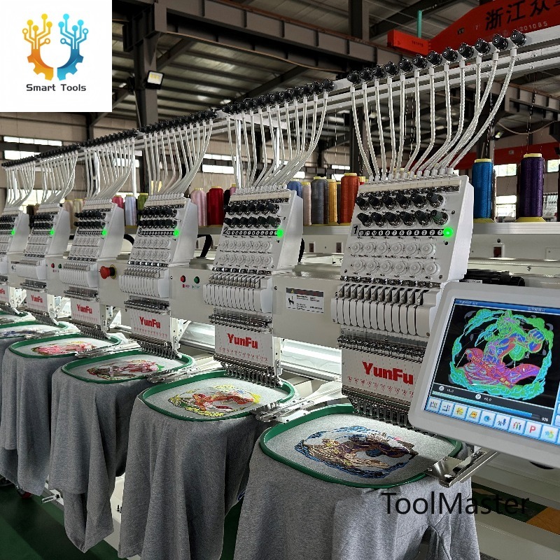 เครื่องปักหมวกความเร็วสูงยี่ห้ - Embroidery Machine บทวิจารณ์และราคา