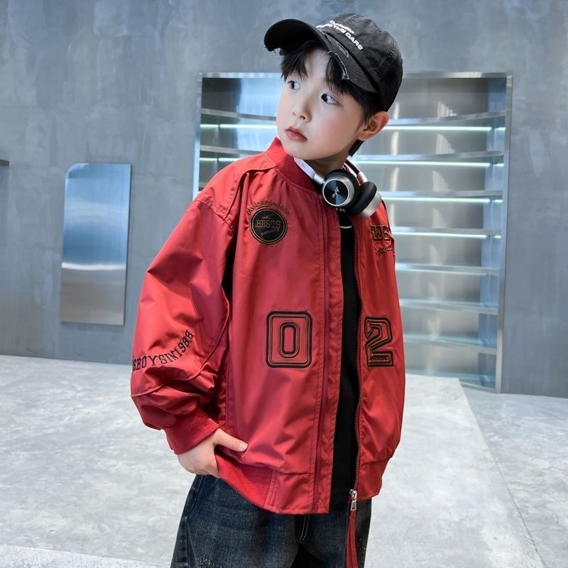 แจ็คเก็ตเบสบอลเด็กผู้ชายรุ่นให - Embroidery Jacket บทวิจารณ์และราคา