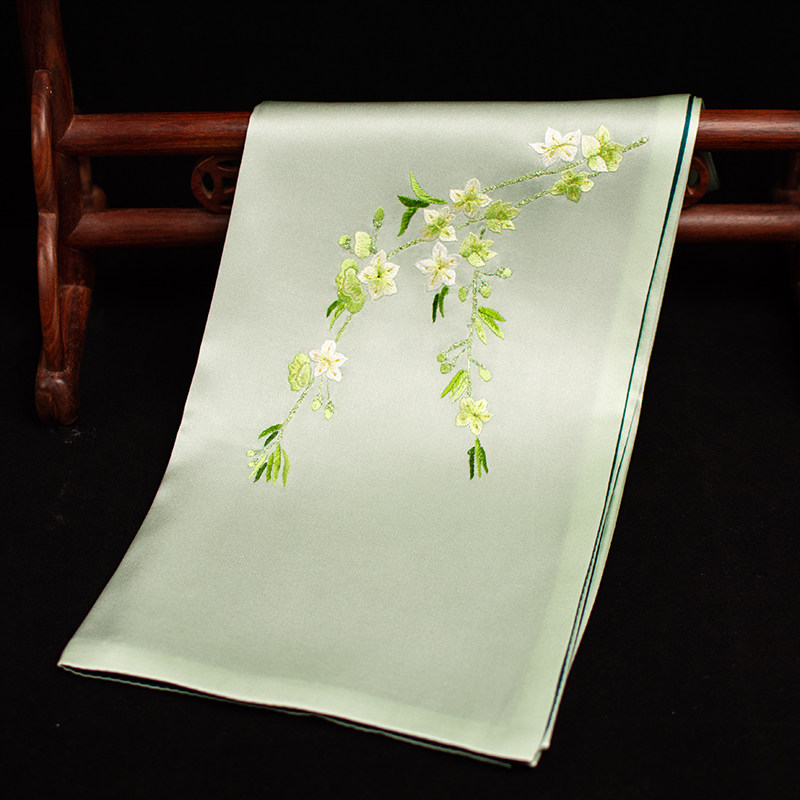 ผ้าพันคอไหมซูโจวปักลาย, ผ้าพัน - Embroidery Gift บทวิจารณ์และราคา