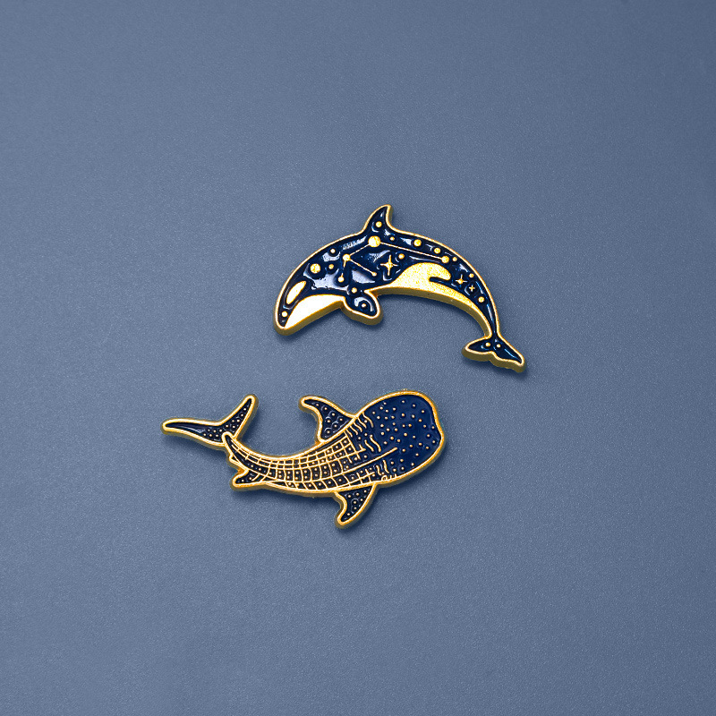เข็มกลัดรูปปลาวาฬสีฟ้าน่ารัก ส - Embroidery Whale บทวิจารณ์และราคา