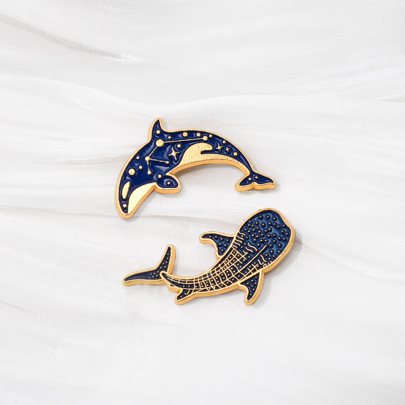 เข็มกลัดรูปปลาวาฬสีฟ้าน่ารัก ส - Embroidery Whale บทวิจารณ์และราคา