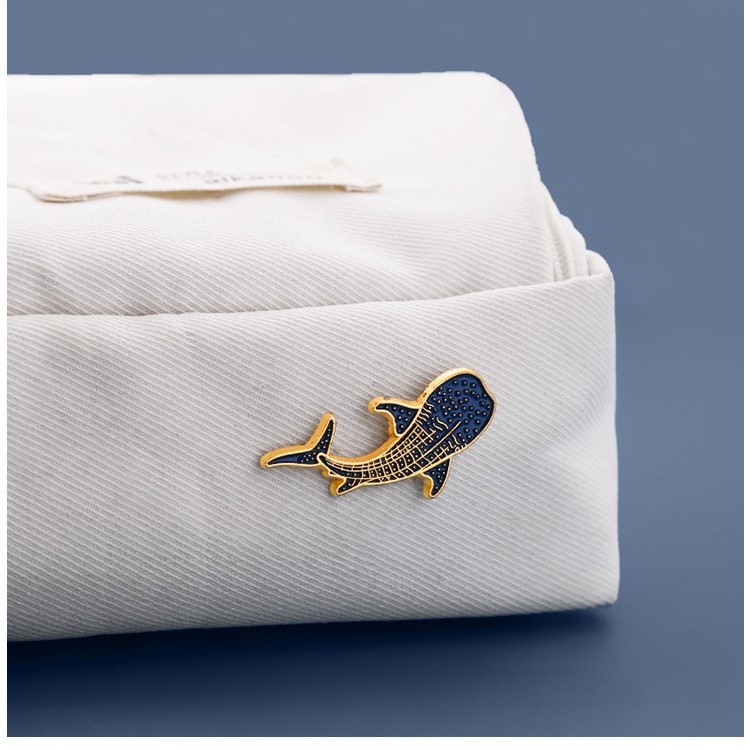 เข็มกลัดรูปปลาวาฬสีฟ้าน่ารัก ส - Embroidery Whale บทวิจารณ์และราคา