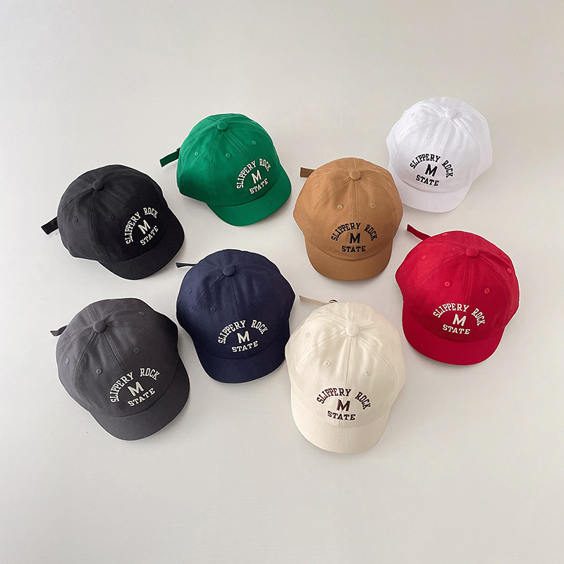 หมวกแก๊ปเด็กสไตล์ลำลองแบบใหม่  - Embroidery Simple บทวิจารณ์และราคา