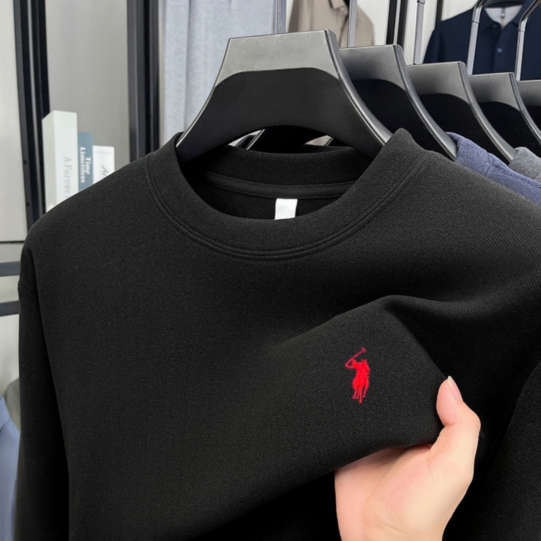เสื้อโปโลแขนยาวผู้ชายแบรนด์หรู - Embroidery Fashion บทวิจารณ์และราคา
