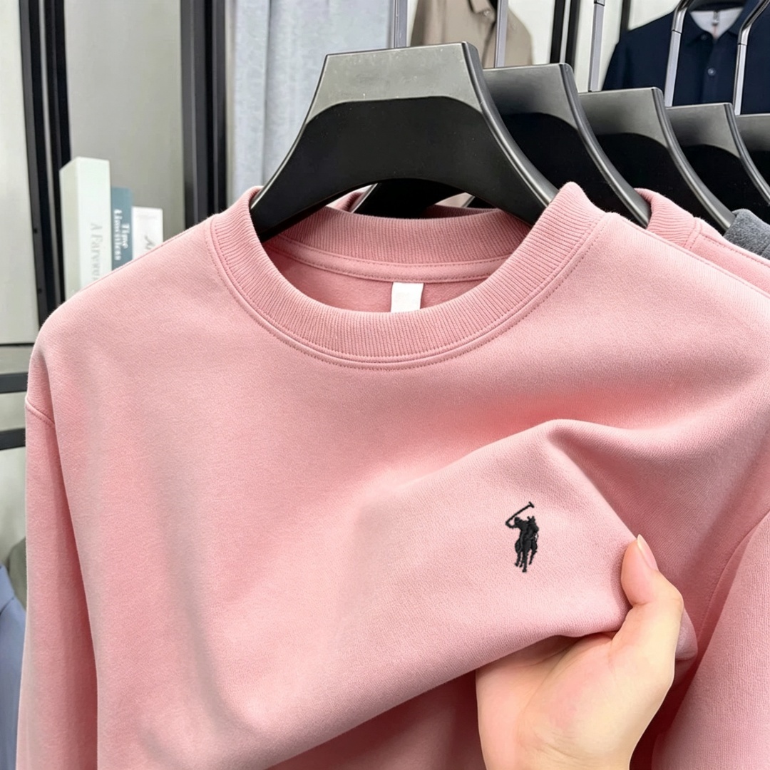 เสื้อโปโลแขนยาวผู้ชายแบรนด์หรู - Embroidery Fashion บทวิจารณ์และราคา