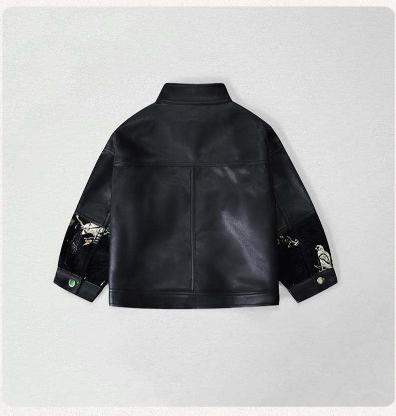 เสื้อแจ็คเก็ตหนัง PU ปักลายมอเ - Embroidery Jacket บทวิจารณ์และราคา