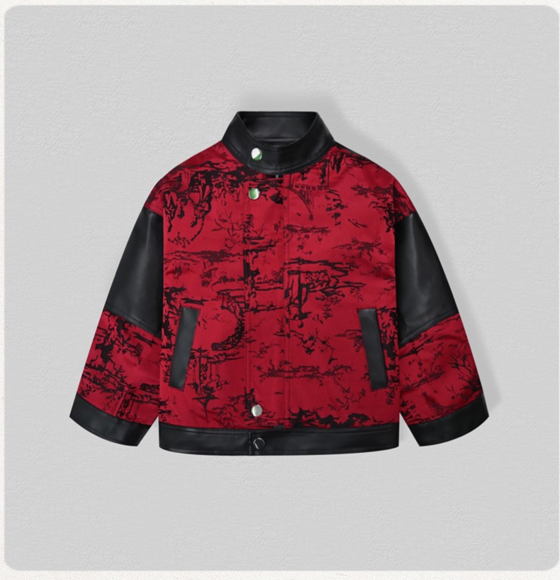 เสื้อแจ็คเก็ตหนัง PU ปักลายมอเ - Embroidery Jacket บทวิจารณ์และราคา