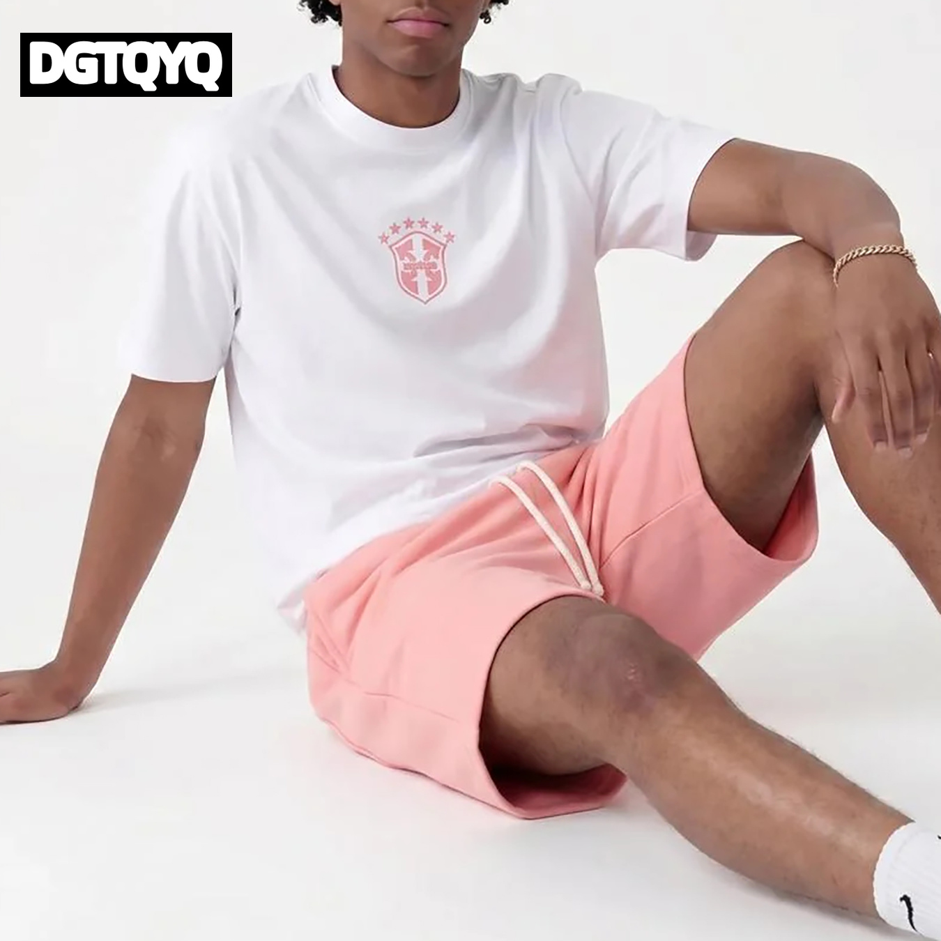 ชุดเซ็ตเสื้อยืดคอกลมพิมพ์ลายกั - Embroidery Tshirt บทวิจารณ์และราคา