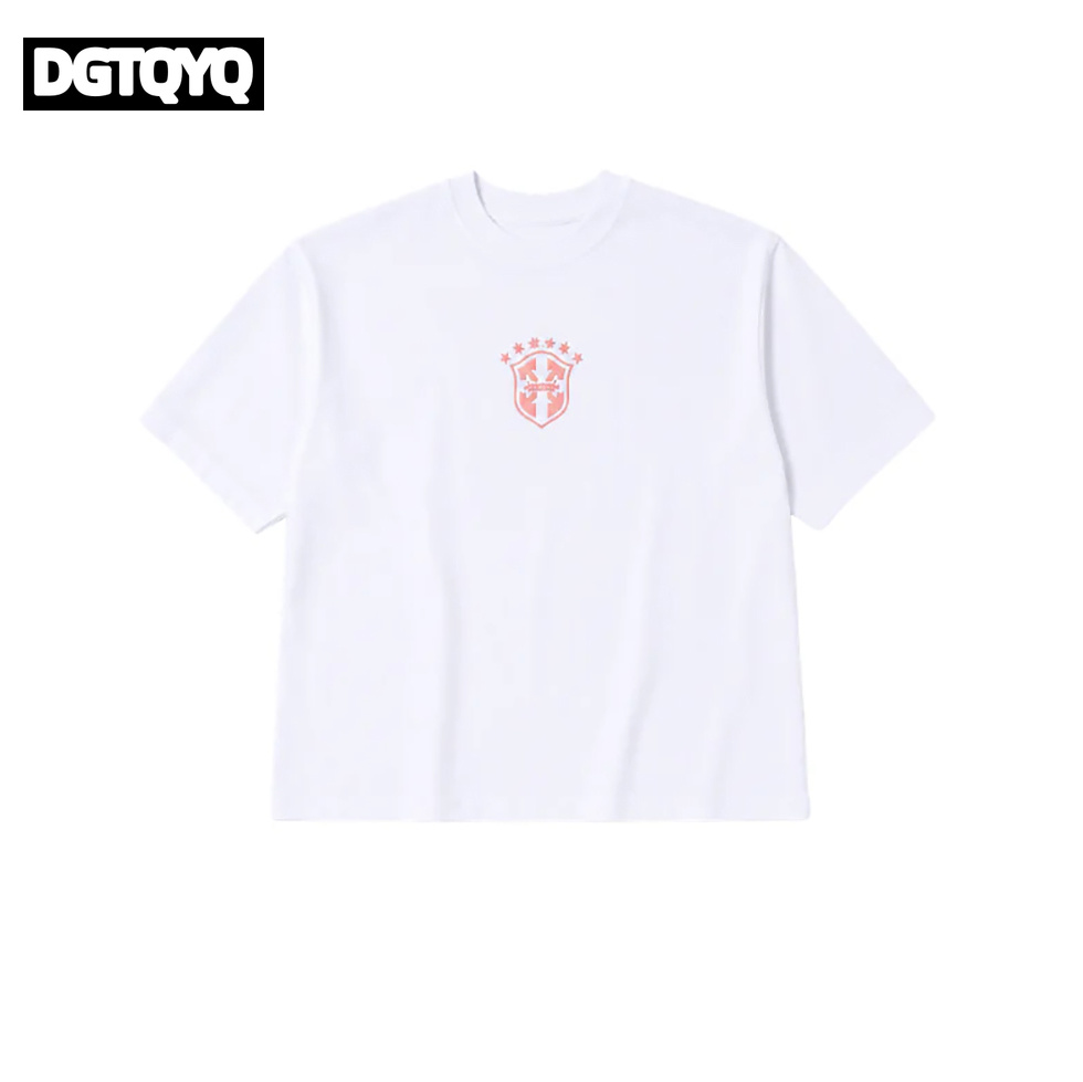 ชุดเซ็ตเสื้อยืดคอกลมพิมพ์ลายกั - Embroidery Tshirt บทวิจารณ์และราคา