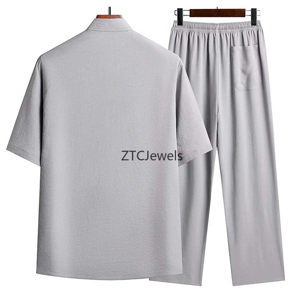 ชุดกังฟูจีนโบราณผู้ชาย วิงชุน  - Embroidery Tshirt บทวิจารณ์และราคา