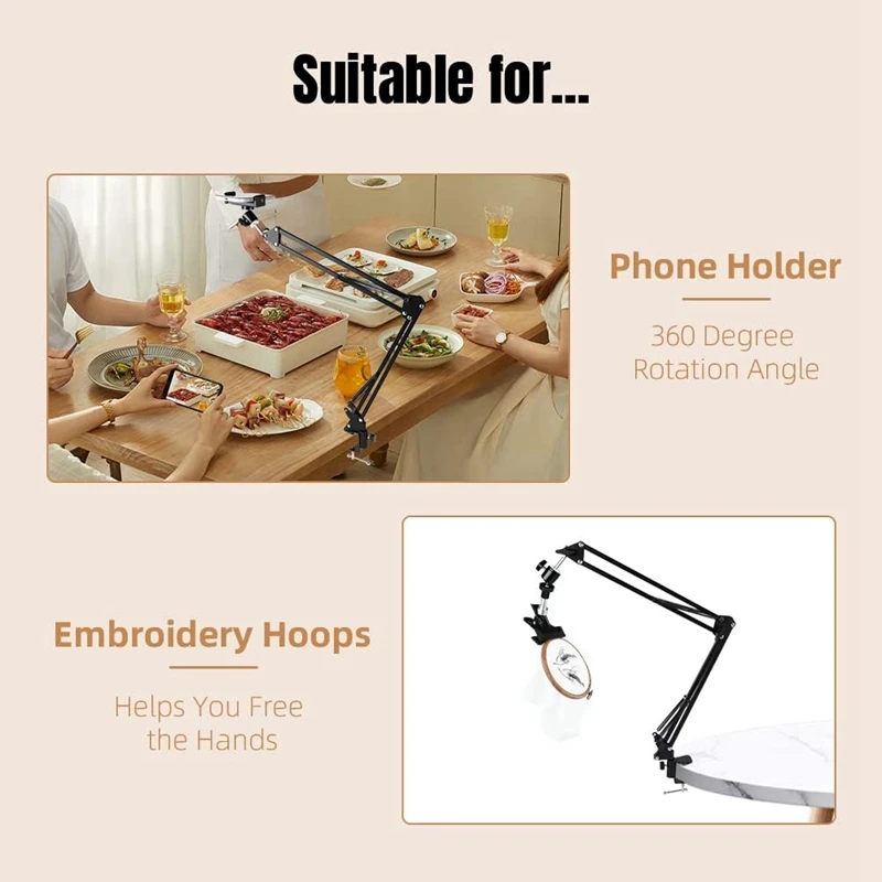 ขาตั้งปักผ้า ขาตั้งวงแหวนปักผ้ - Embroidery Hoop Stand บทวิจารณ์และราคา