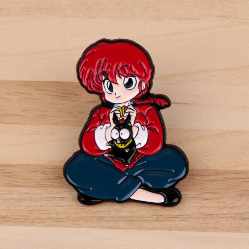 เข็มกลัดเคลือบลายการ์ตูนสาวน้อ - Embroidery Simple บทวิจารณ์และราคา