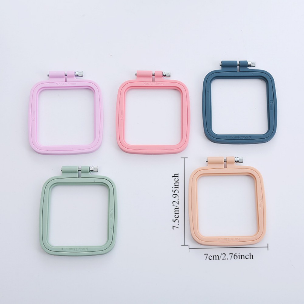 รูปไข่/สแควร์พลาสติกเย็บปักถัก - Embroidery Hoop Plastic บทวิจารณ์และราคา