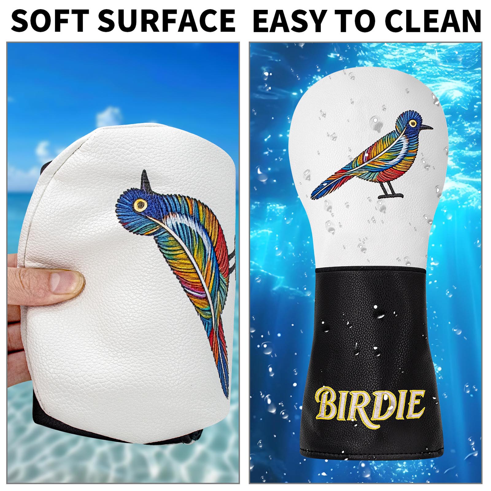 ปลอกคลุมหัวไม้กอล์ฟปักลายนกหลา - Embroidery Water บทวิจารณ์และราคา