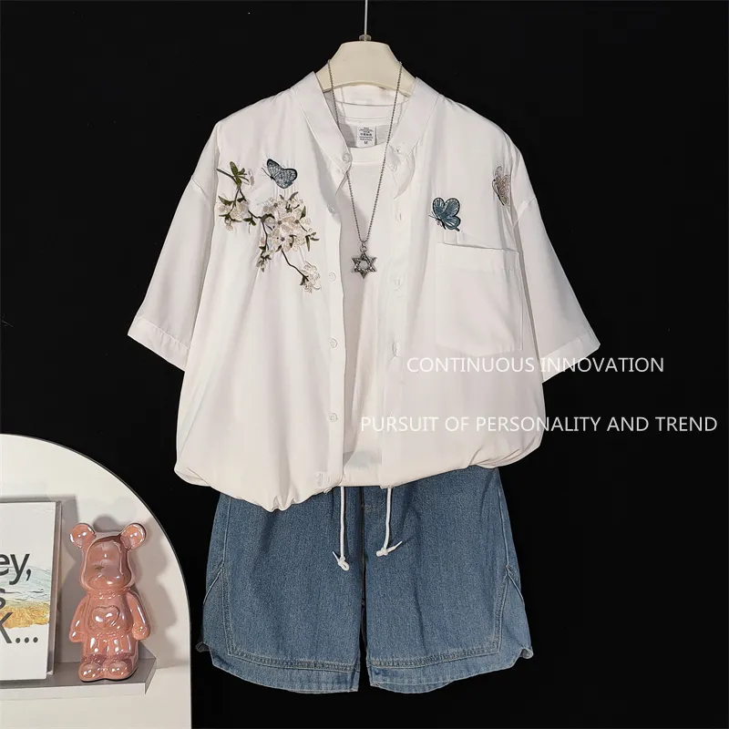 ชุด 3 ชิ้นสำหรับผู้ชาย เสื้อเช - Embroidery Outfit บทวิจารณ์และราคา