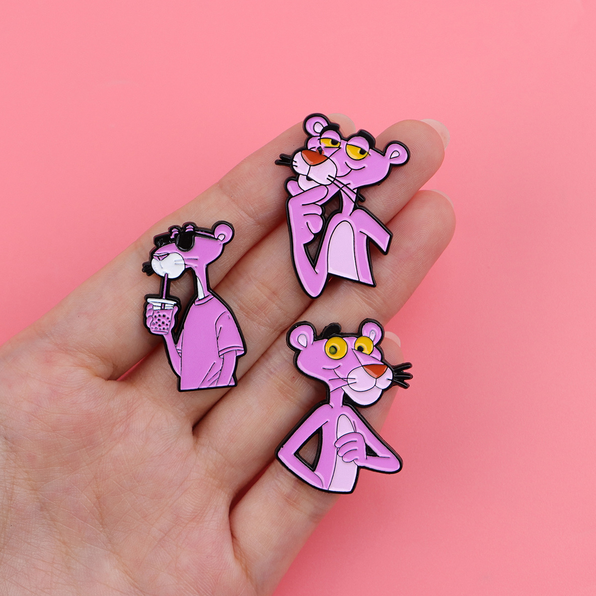 เข็มกลัดลายเสือดาวการ์ตูนน่ารั - Embroidery Tulle บทวิจารณ์และราคา