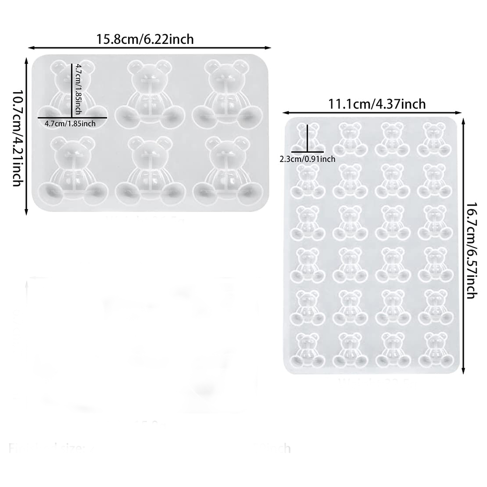 คริสตัลหมีเรซินแม่พิมพ์ซิลิโคน - Embroidery Simple บทวิจารณ์และราคา