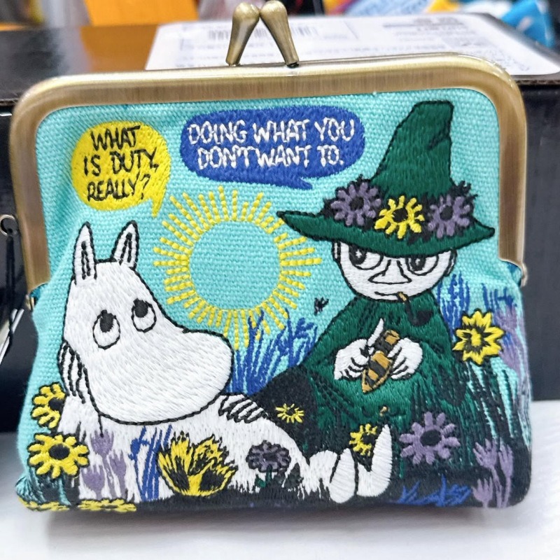 กระเป๋าใส่เหรียญมินิซีรีส์มูมิ - Embroidery Gift บทวิจารณ์และราคา