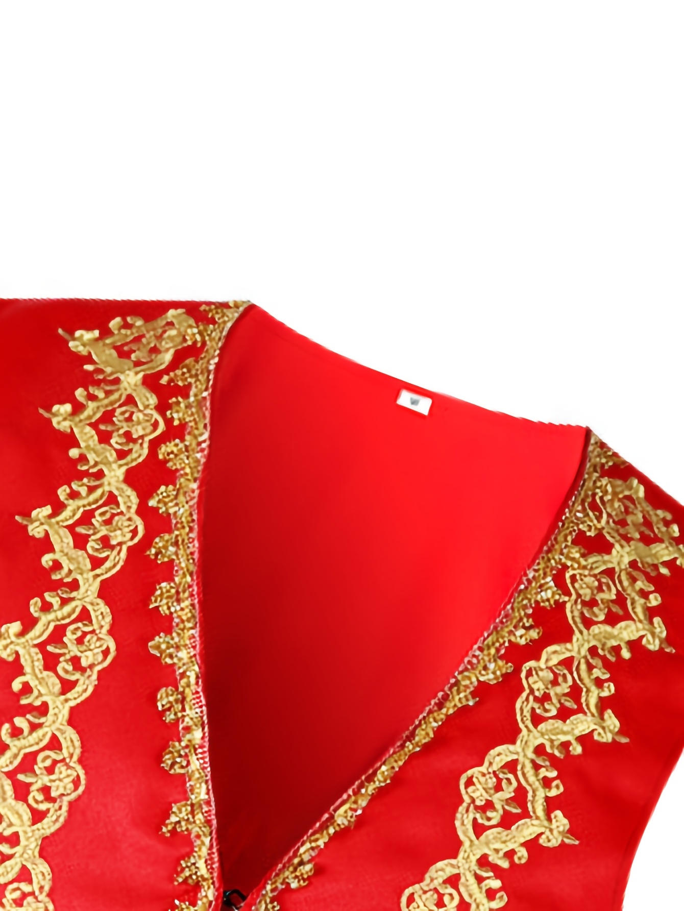 เสื้อกั๊กผู้ชายสไตล์ราชวงศ์ ลด - Embroidery Outfit บทวิจารณ์และราคา