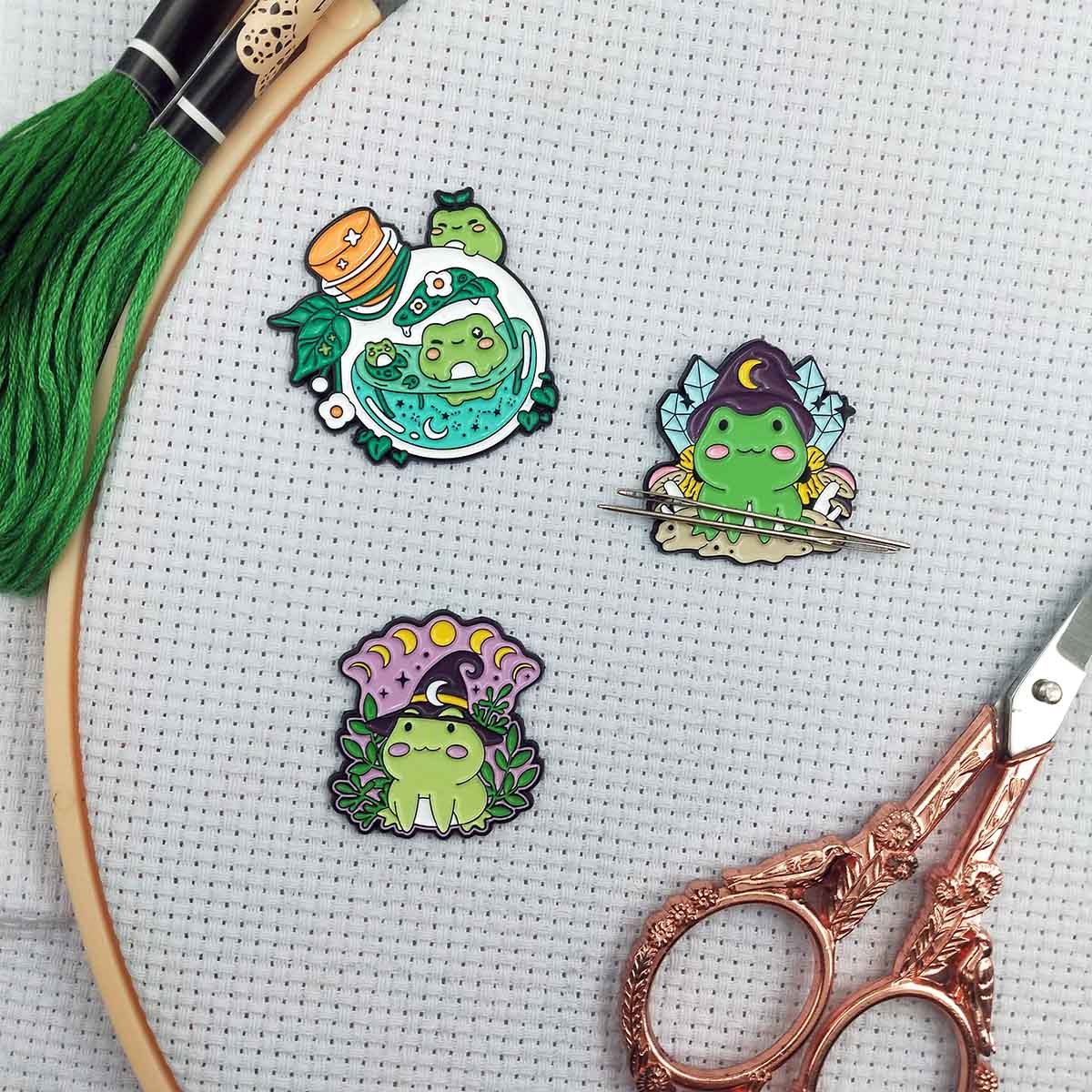 ที่เก็บเข็มแม่เหล็กรูปกบ, ที่เ - Needle Minder Magnet บทวิจารณ์และราคา